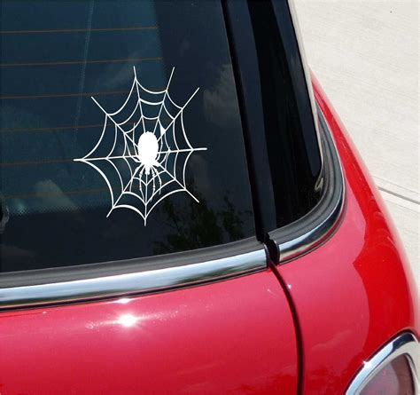 spider web car stickers